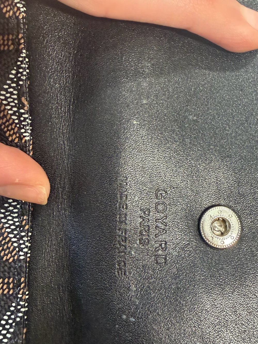 Authentic Goyard St Louis Tote Black with pouch - Picture 12 of 16